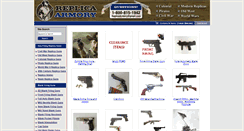 Desktop Screenshot of historicreplicaguns.com